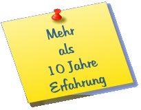 Mehr als 10 Jahre Erfahrung